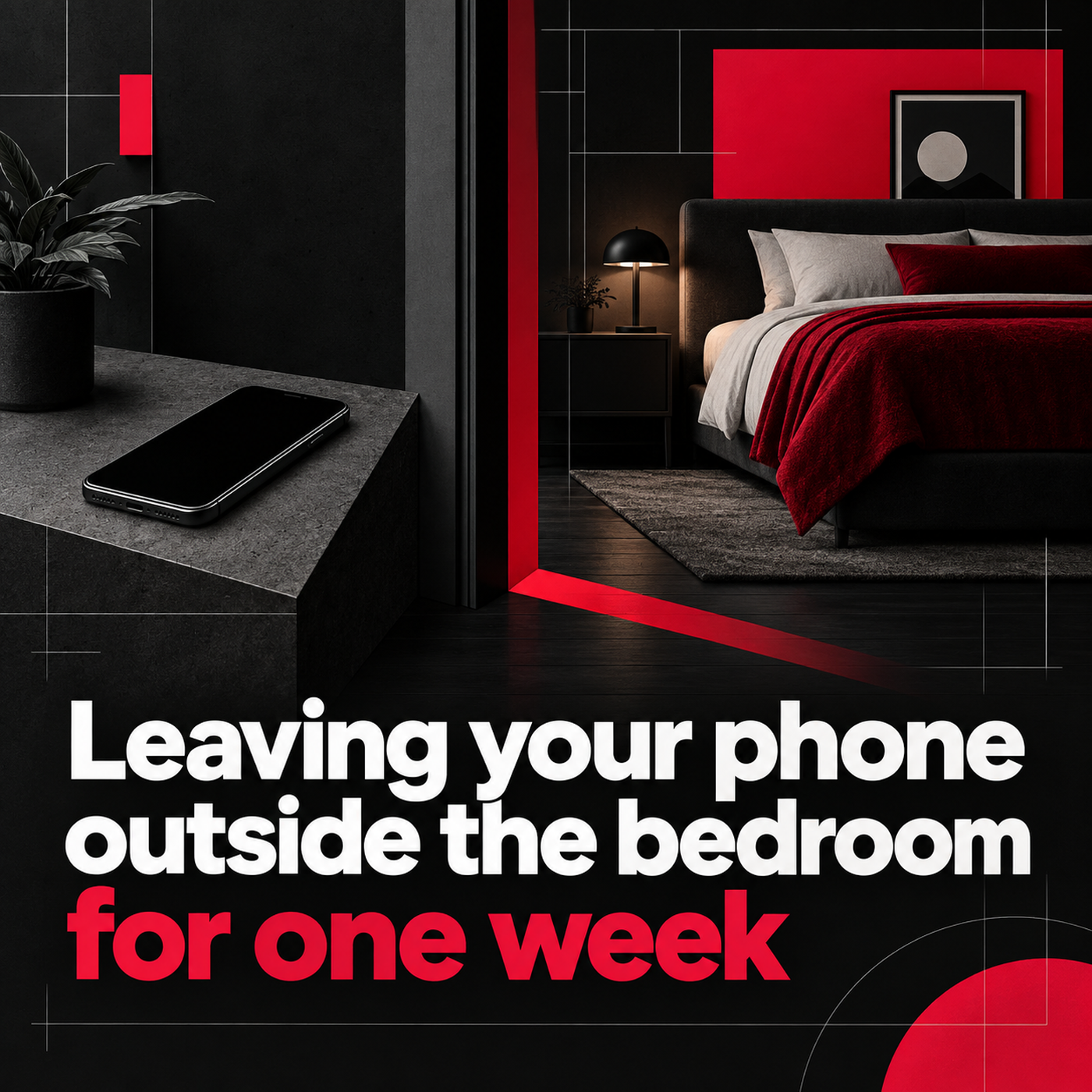 Leaving your phone outside the bedroom for one week episode artwork